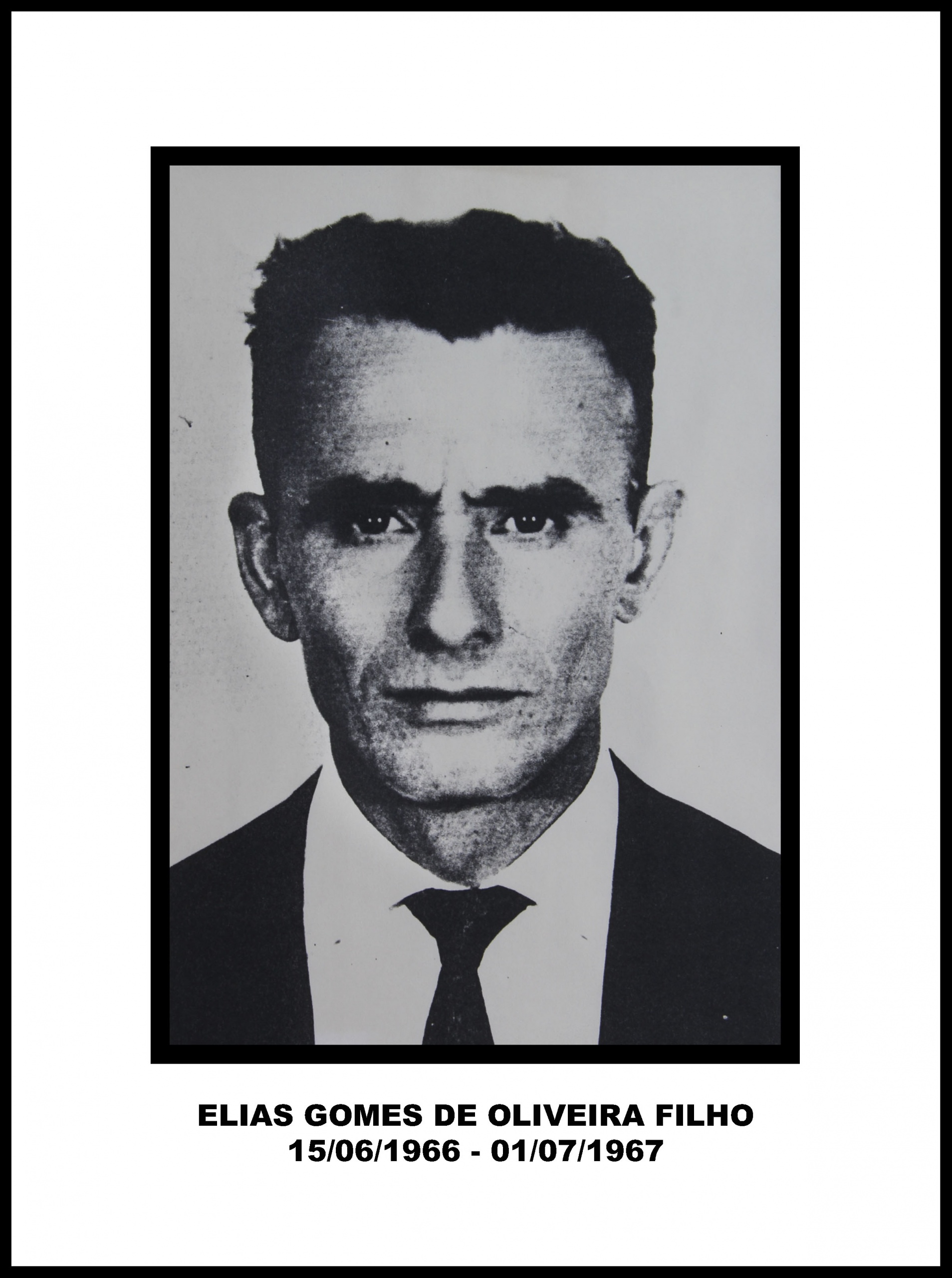 Retrato oficial de Elias Gomes — Venerável Mestre